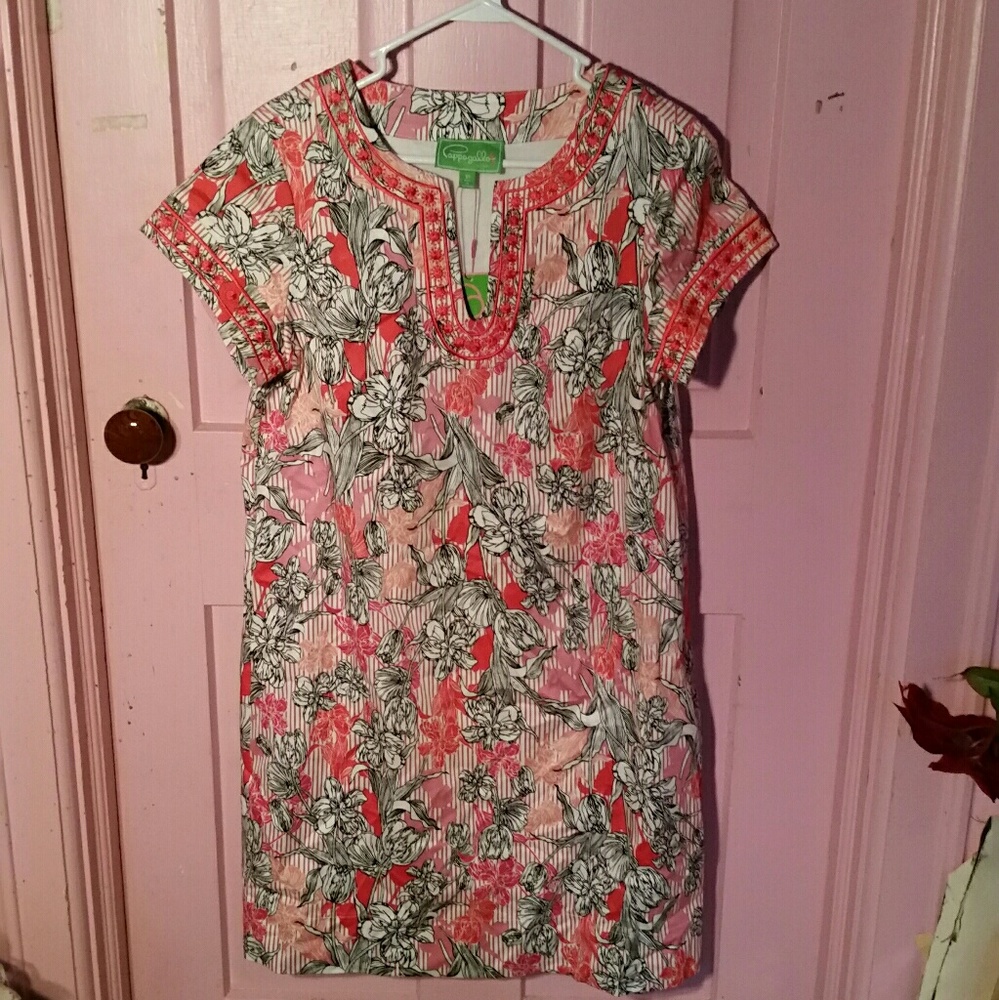 NWT Cappagallo paisley shift dress